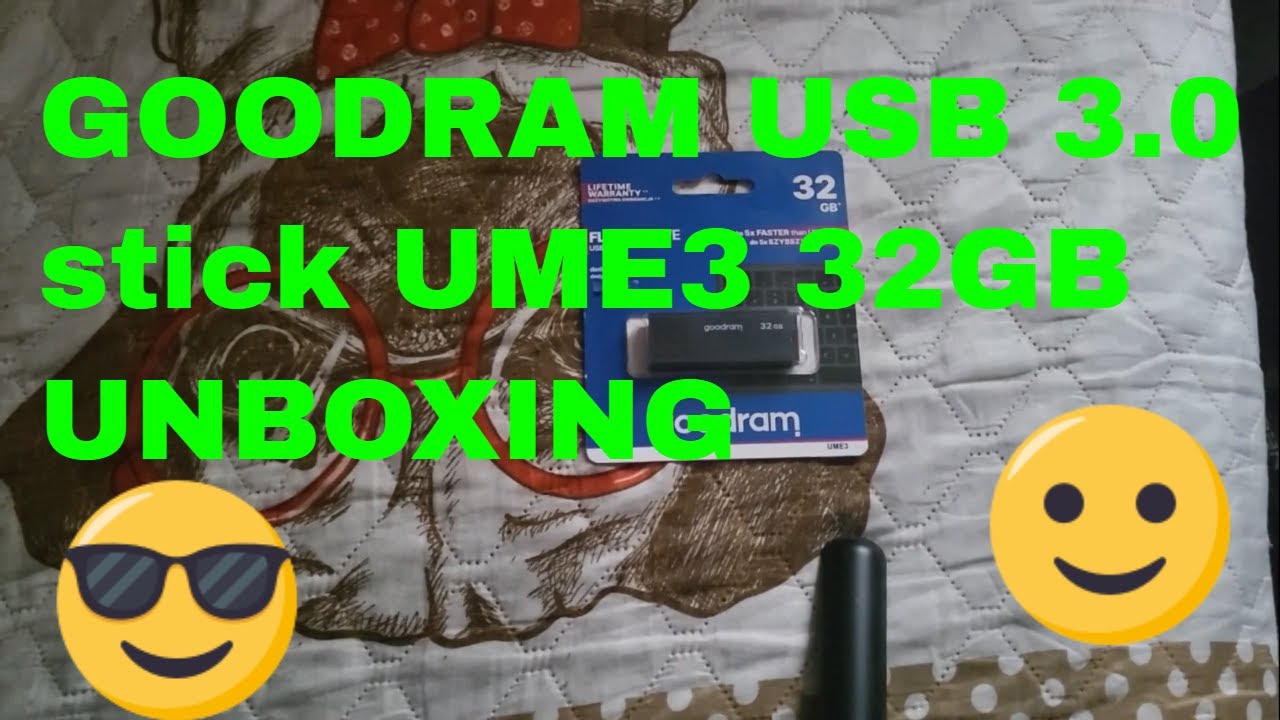 GOODRAM USB 3.0 stick UME3 32GB UNBOXING