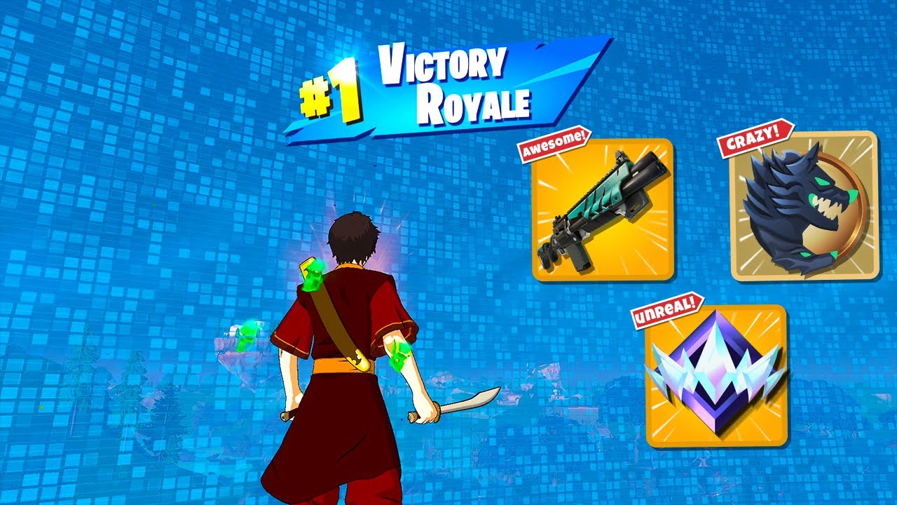 High Elimination Unreal Ranked Solo Win Gameplay (Fortnite Chapter 5 Season 2 Zero Builds)