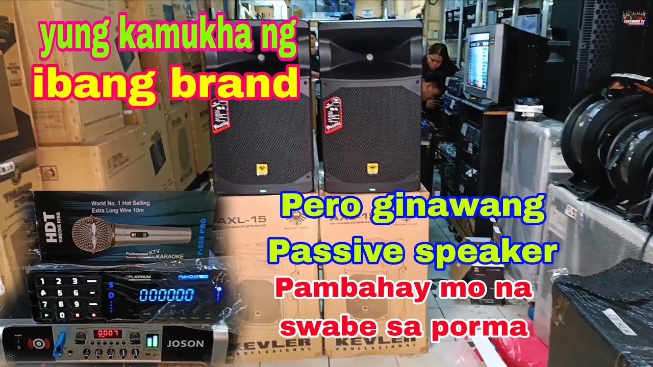 Ito ganito pambahay set up mo swabe na sa kantahan nyo || { Kevler AXL-15 speaker }