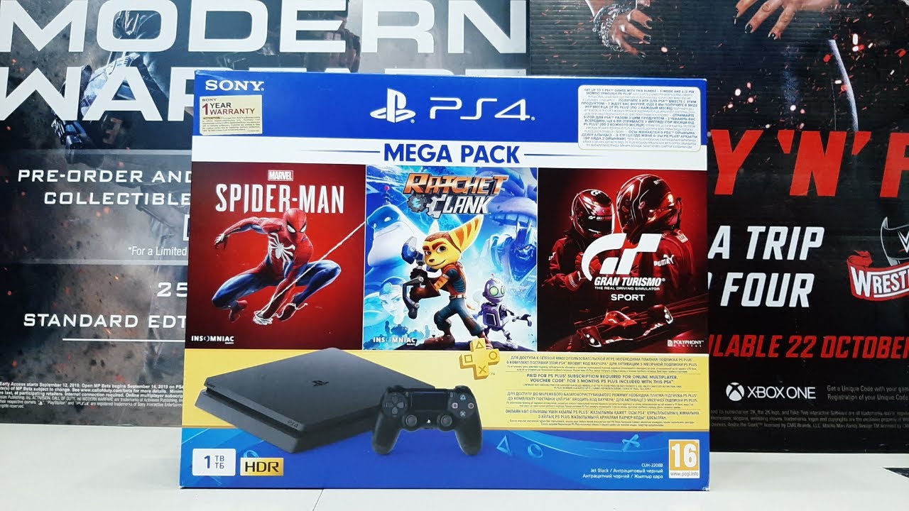 PS4 Slim 1TB New Indian Bundle Unboxing