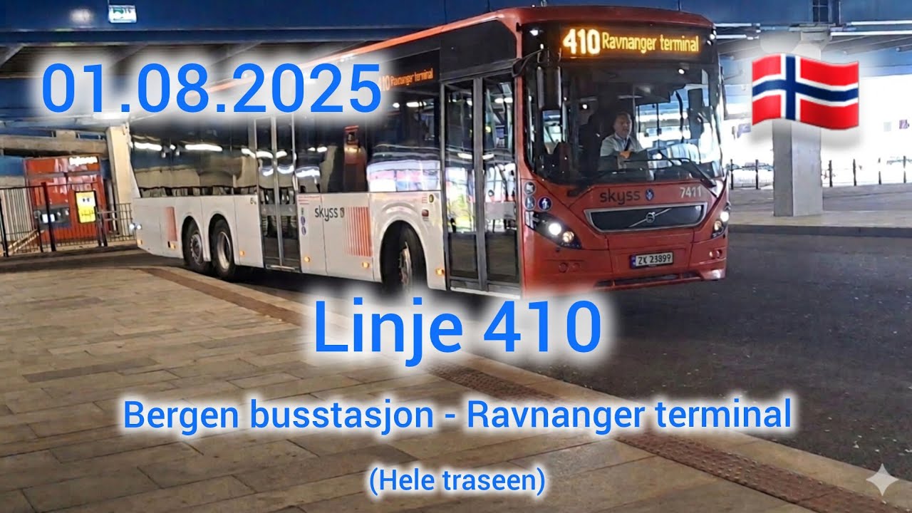 410-Bussen minutt for minutt. 🇧🇻🚌