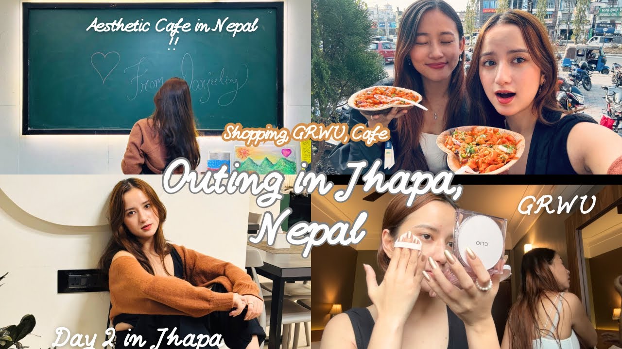 GRWU for an outing in Jhapa, Nepal | shopping🛍️/cafe☕️/makeup💅 @Shreya_Subba