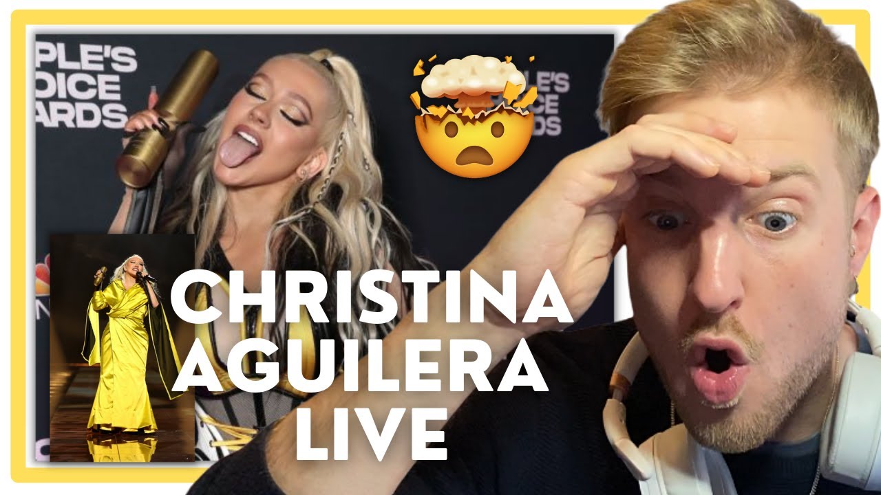 *Reacción* 🎤🔥 CHRISTINA AGUILERA EPIC SHOW | People's Choice Awards 🏆