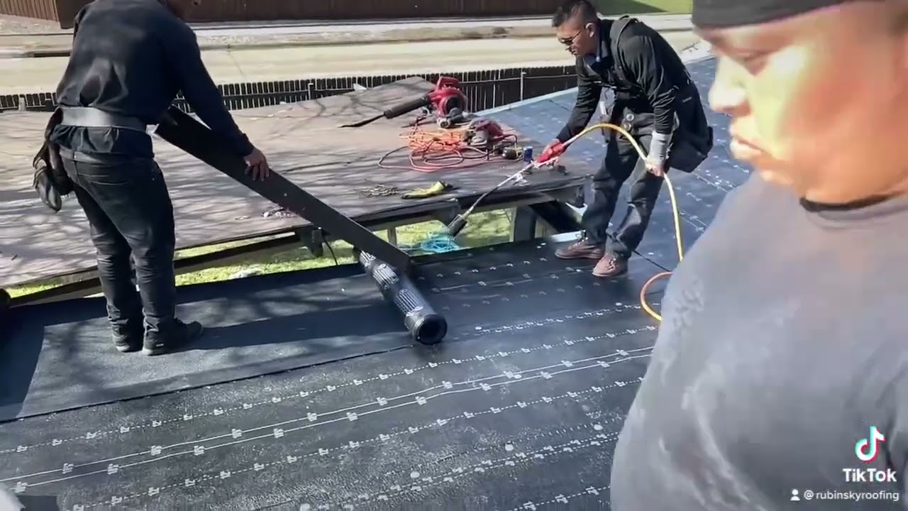 Flame on a roof??? TORCH DOWN ROOFING SYSTEM
