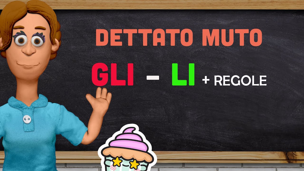 Dettato Muto | GLI o LI? | Scopriamo le regole!