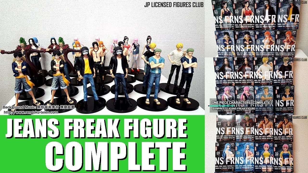 ONE PIECE Jeans Freak Figure Complete #BANPRESTO #Unboxing #CompleteFigure