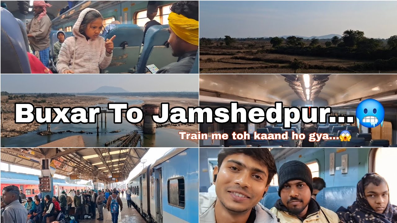 Buxar to Jamshedpur Full Journey Vlog | Train Mein Kand Bhi Ho Gaya 😱🔥|| @unfiltered_chiku 