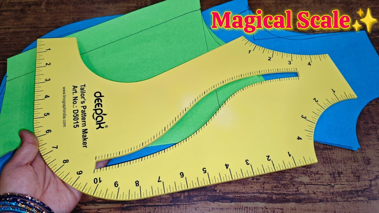 1 Scale Made Tailoring Easy ✨ | All-in-One Drafting Scale Full Demo