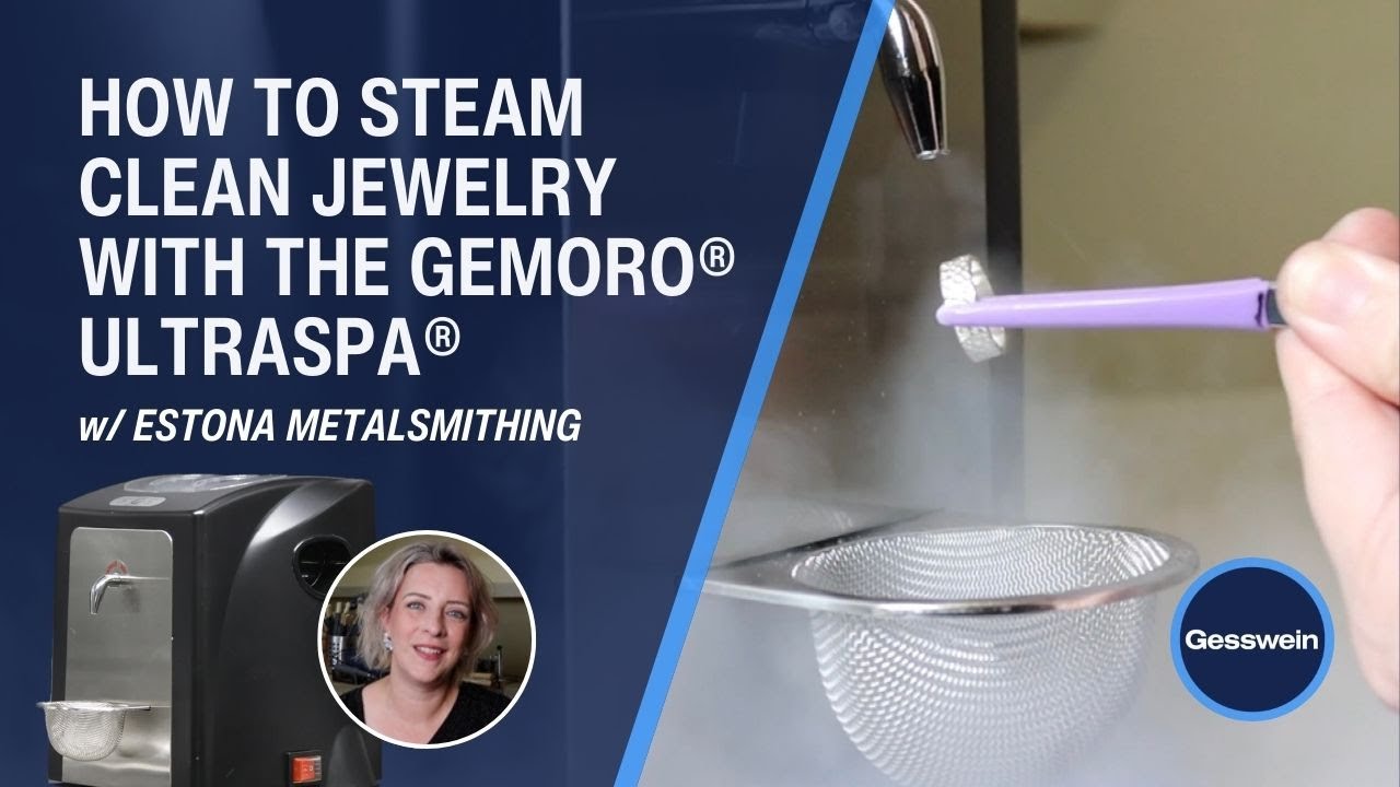 How to Steam Clean Jewelry with the GEMORO® UltraSpa 2-in-1 Ultrasonic & Steamer!