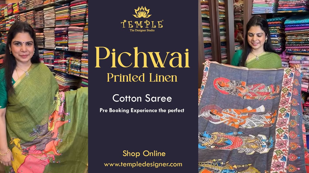 ✨ Pichwai Printed Linen Cotton Saree | Pre Booking ✨

Experience the perfec | templedesigner.com