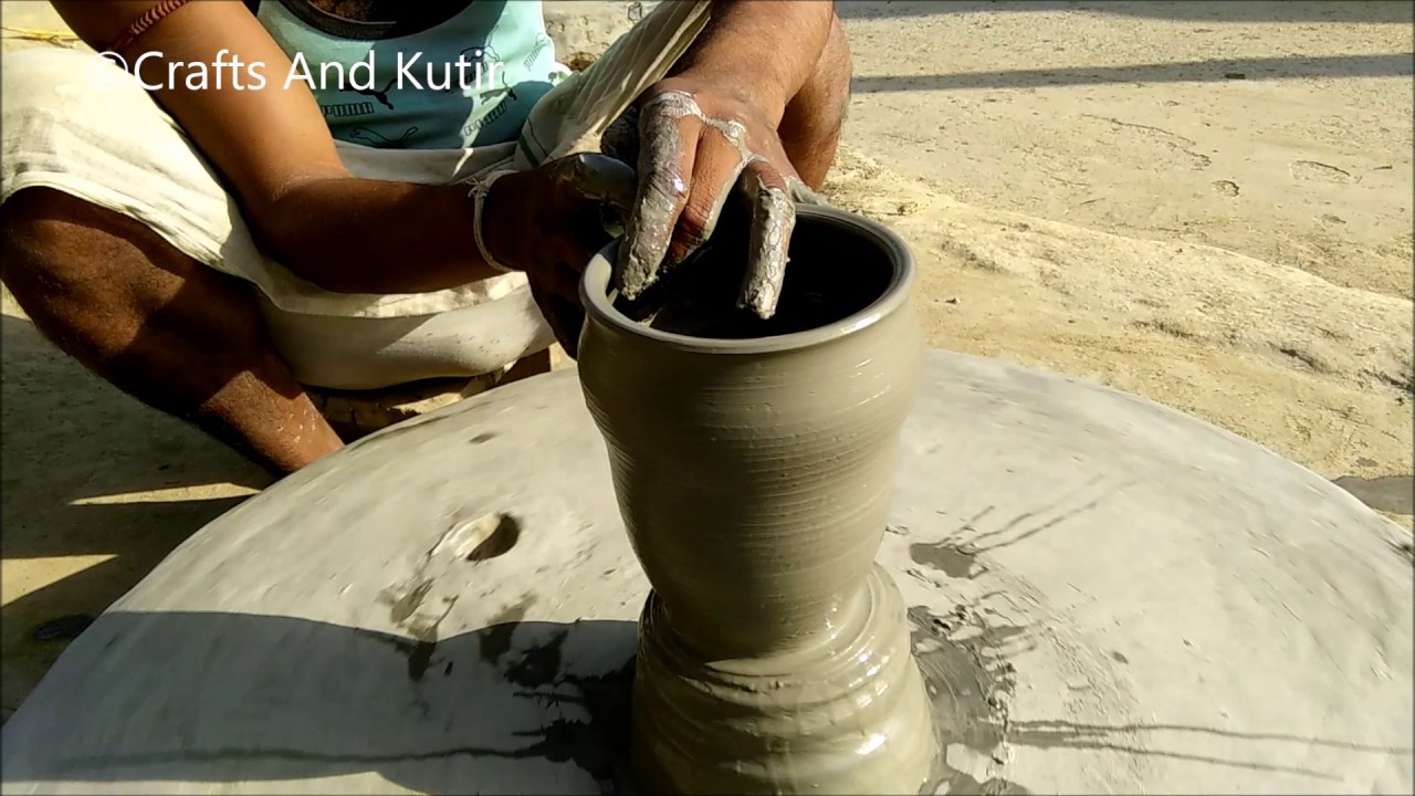 KUTIR - Making of soil POT by POTTER Craftsman | Local craftsman POTTER making soil POT