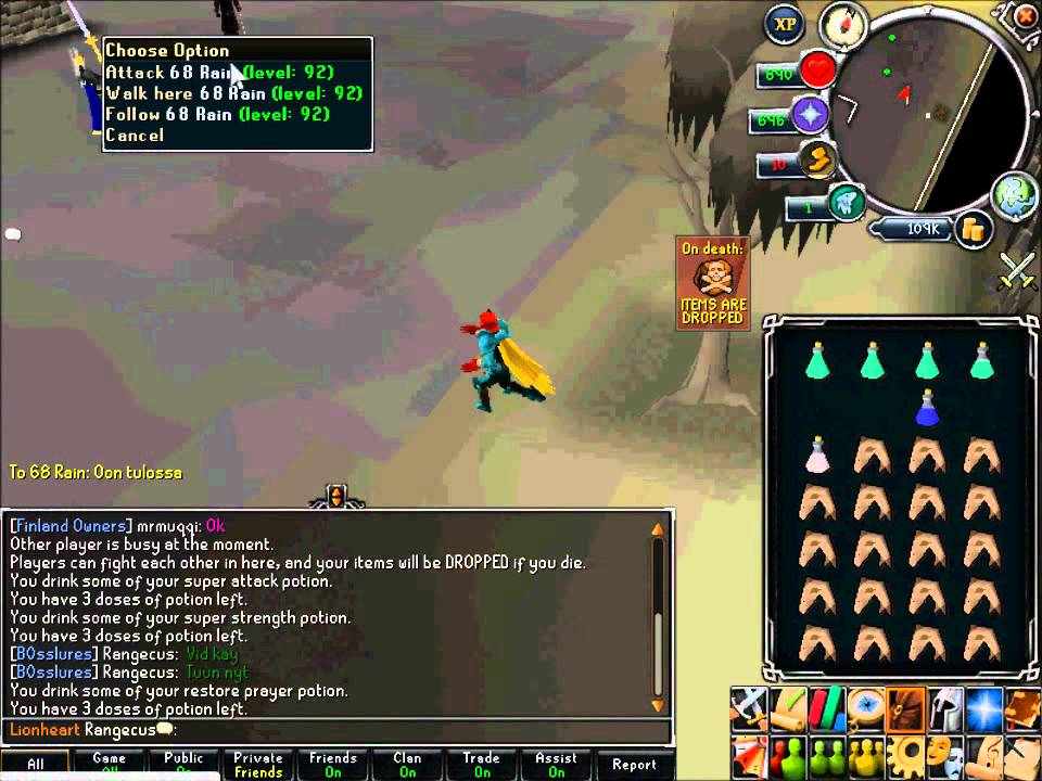 Runescape - Red portal antilure