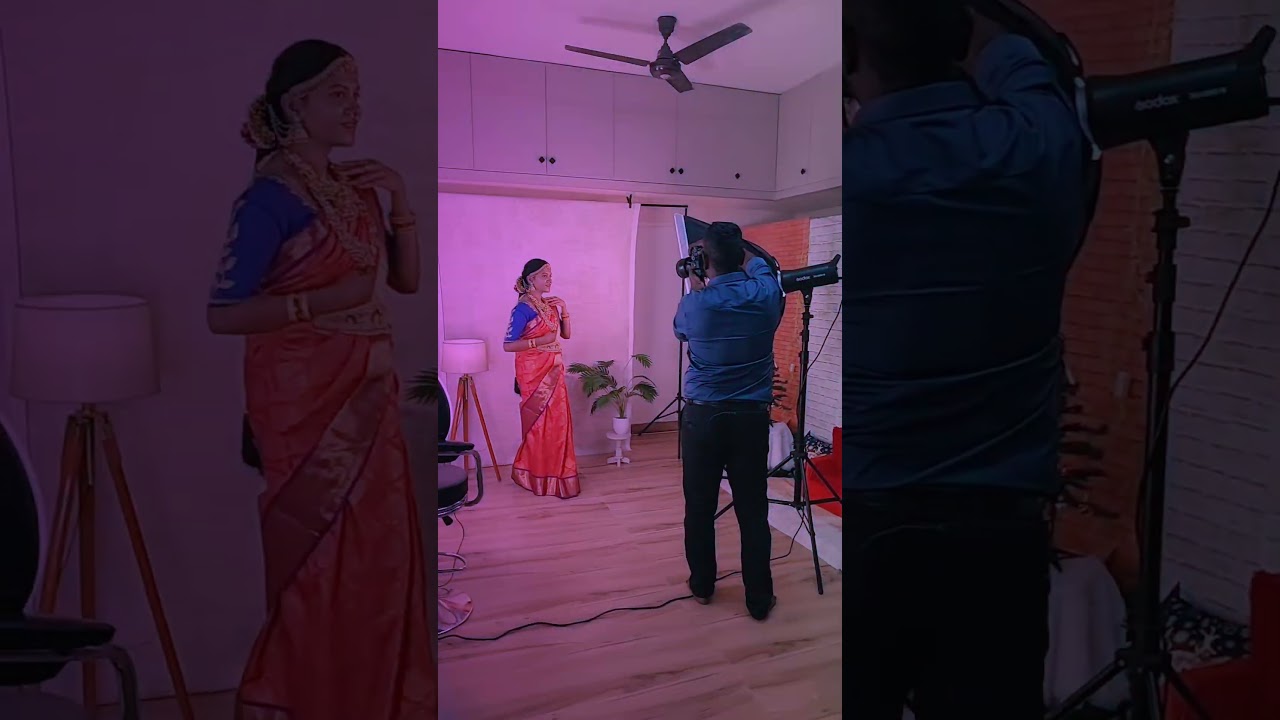 Behind the screen ✨️  Raajaali visual media- Indoor photography studio 🎙