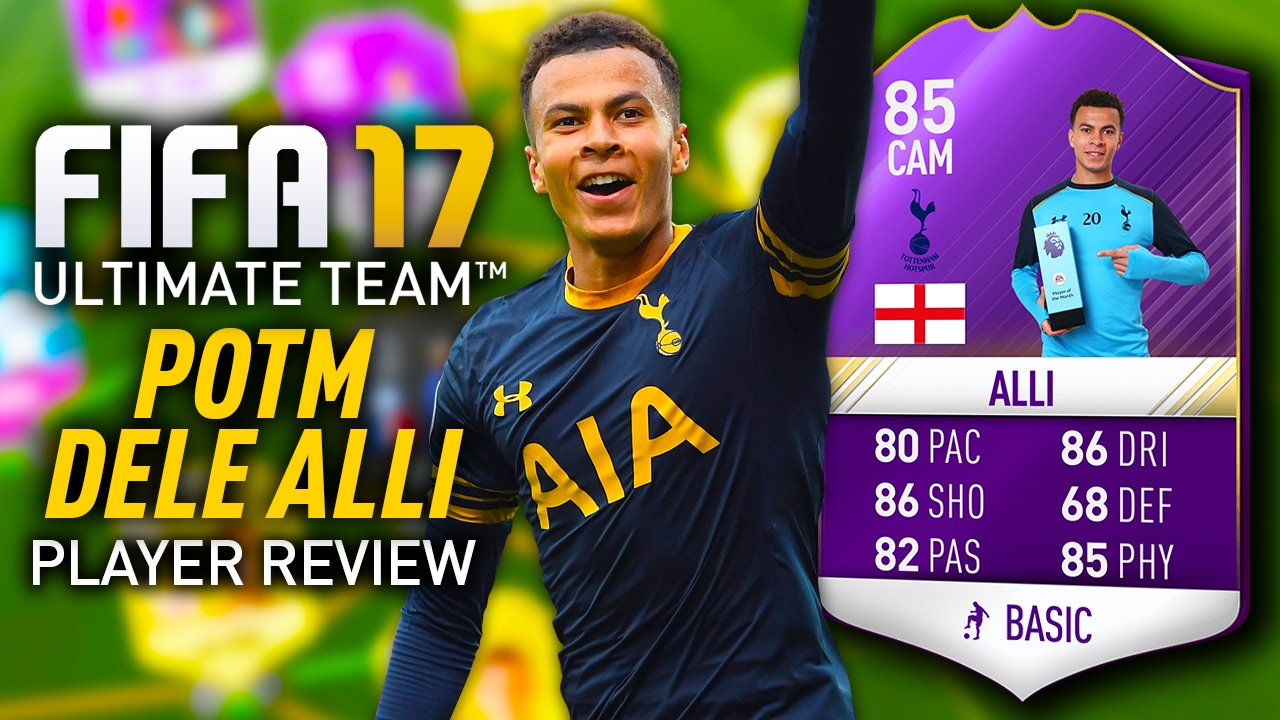 FIFA 17 POTM DELE ALLI (85) *PURPLE* PLAYER REVIEW! FIFA 17 ULTIMATE TEAM!