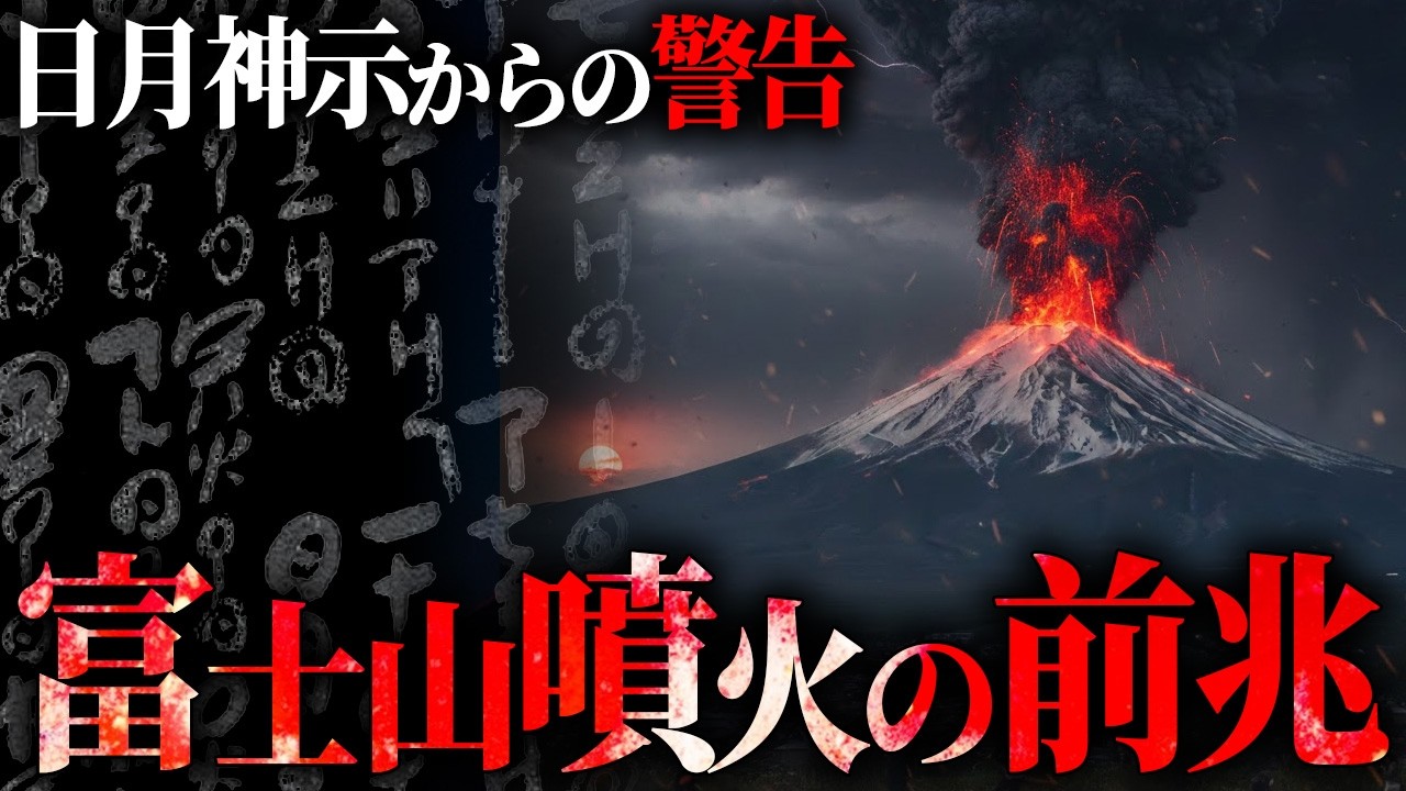 日月神示からの警告。富士山噴火の前兆がヤバすぎる…【 都市伝説 予言 富士山 】