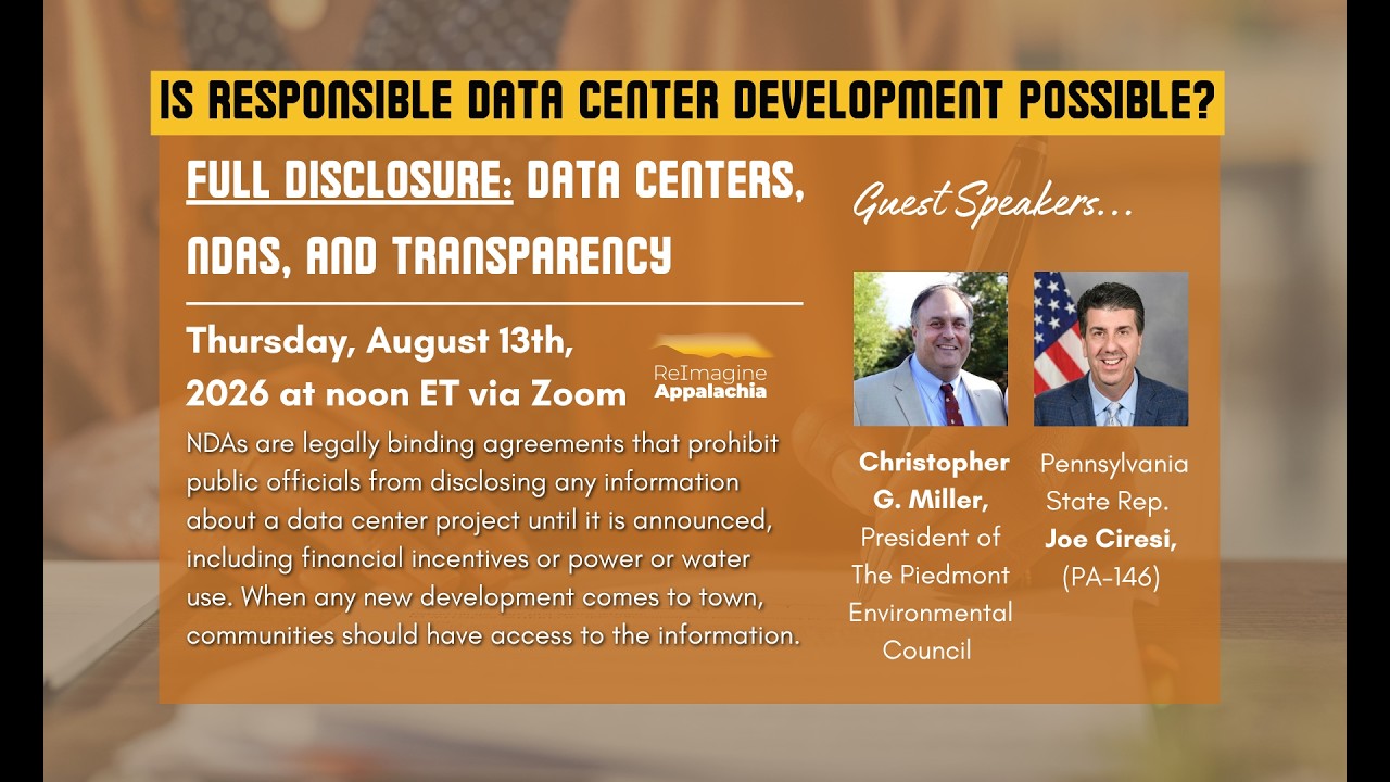 Full Disclosure: Data Centers, NDAs, and Transparency