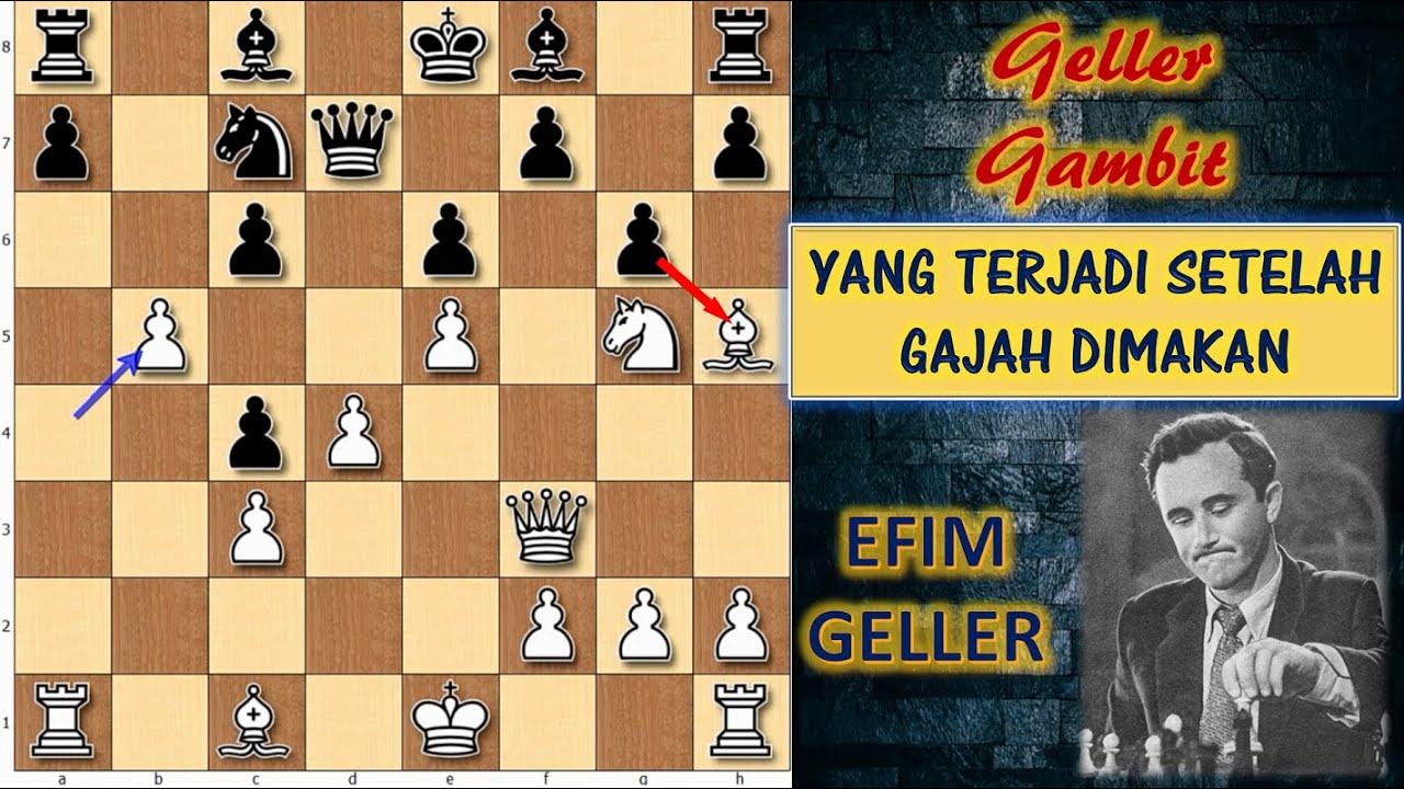 Ujung-ujungnya Skak Ster | Efim Geller VS M Grozdov