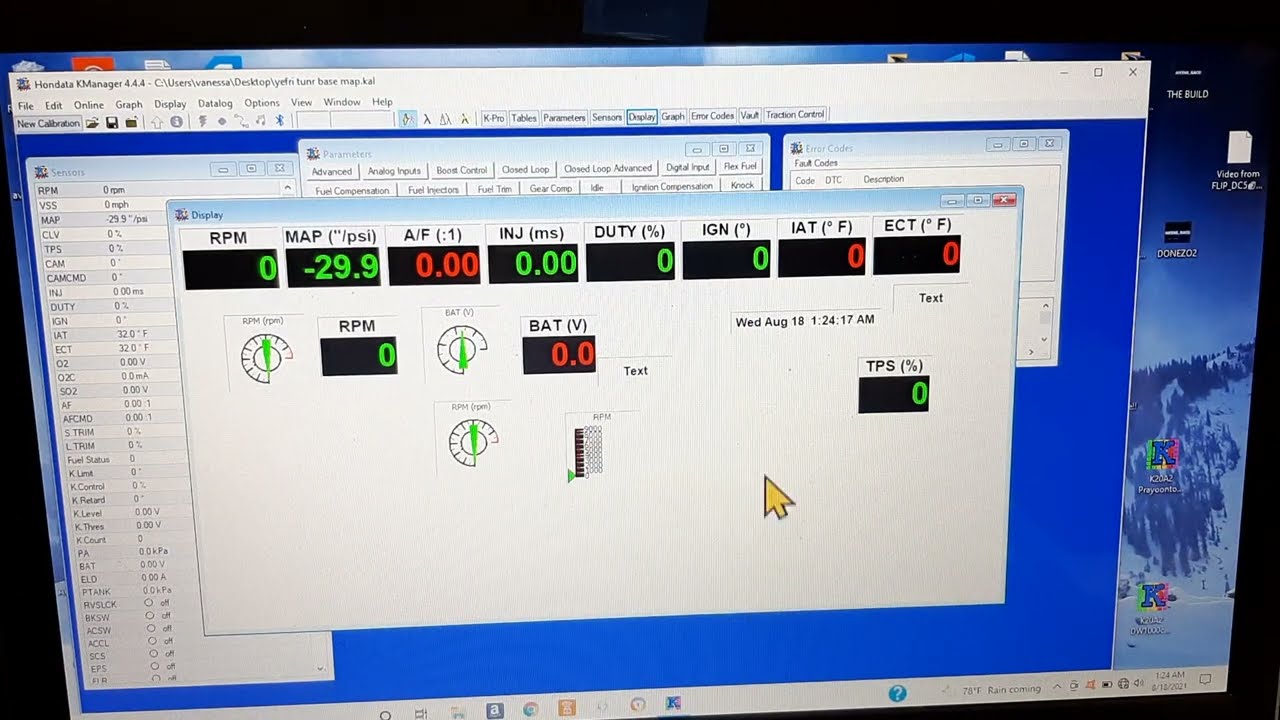 Diy kpro4 ,do dataloging,Change injector size,Rev limits,Control idle,Retrieve maps,&more