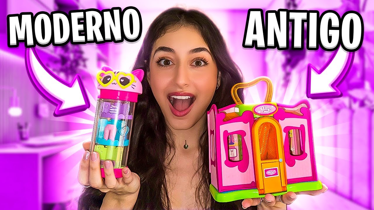 COMPARANDO POLLY POCKET ANOS 2000 COM POLLY POCKET MODERNA!!!