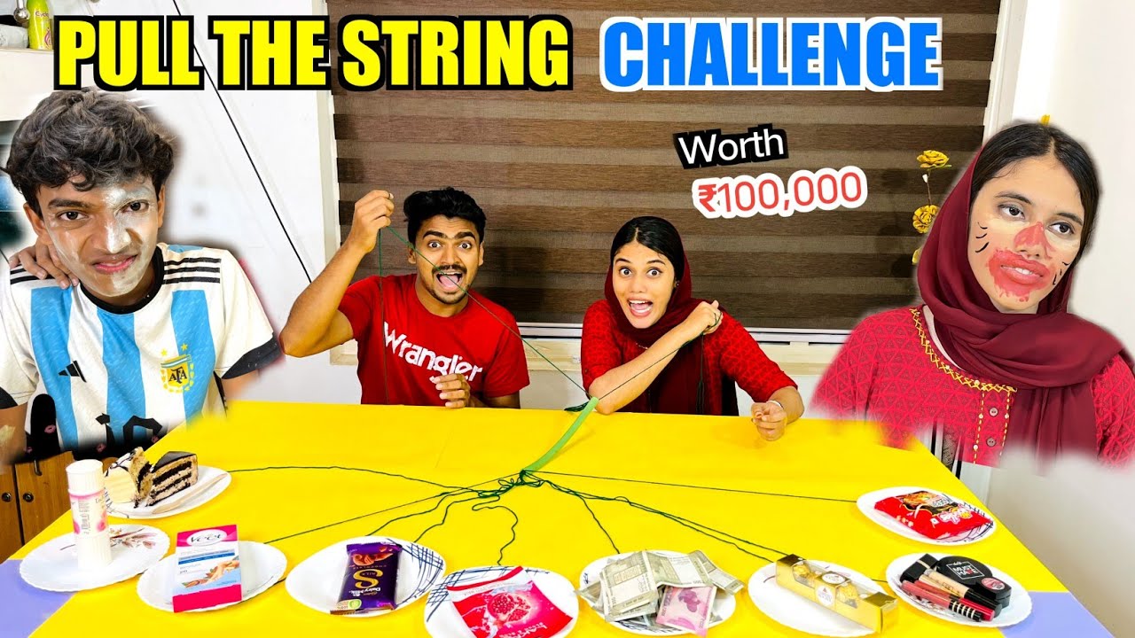 ₹1Lakhs | Pull The String Challenge 🤩Hiba ക്കും Bengu നും കിടിലം പണി കിട്ടി 🤣