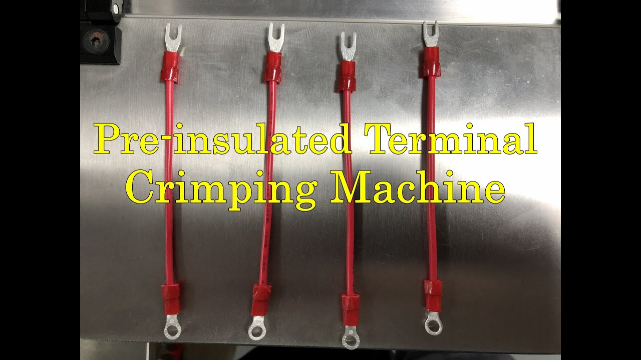 Pre-insulated Terminal Crimping Machine（JCW-CST04）丨Automatic Ferrules Crimping Machine
