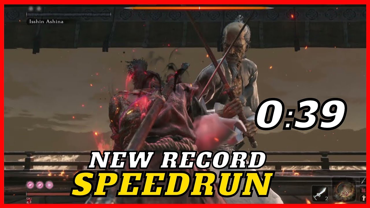 Sekiro™: COMO MATAR ISSHIN ASHINA EM 0:39 SEGUNDOS 