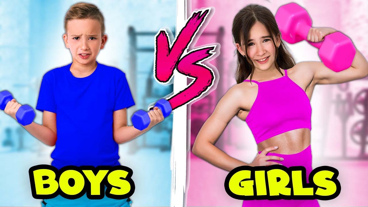 Boys vs Girls Extreme Strength CHALLENGE!!