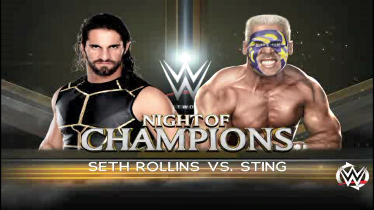 Wwe Night Of Champions:Seth Rolins vs Sting 1991 (United State Championship)