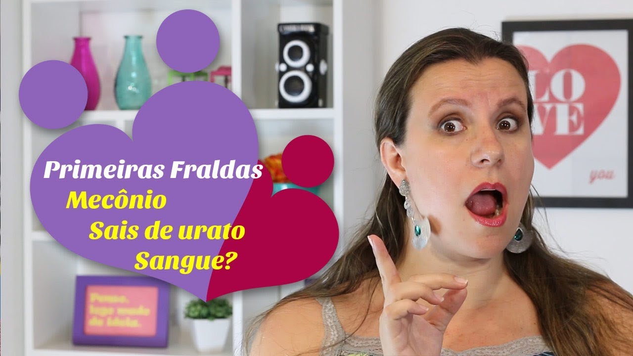 As primeiras fraldas do bebê - mecônio, sais de urato, sangue?