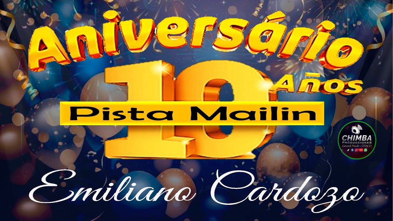 EMILIANO CARDOZO  LOS CARDOCITOS, 10° ANIVERSARIO DE PISTA MAILIN, GRAL  PINEDO   02 03 25