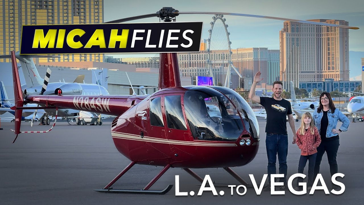 L.A. to Vegas in our Helicopter