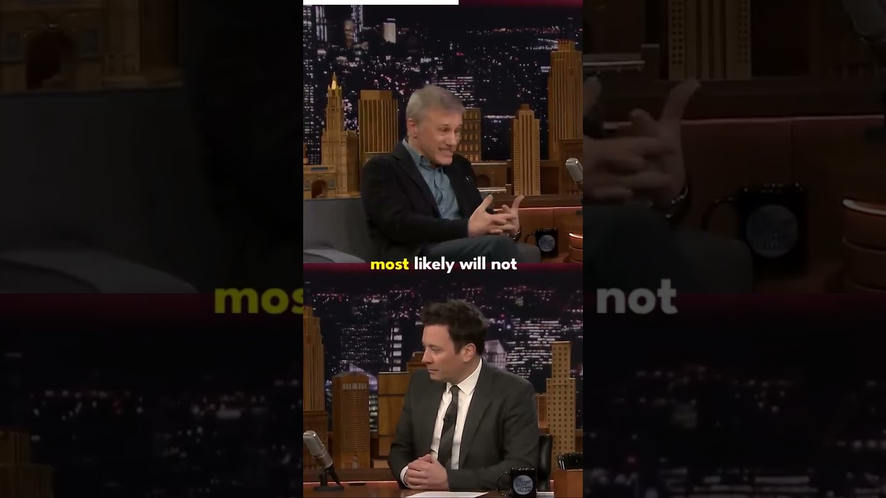 Christoph Waltz Gives Jimmy Fallon a German Words Quiz - Battle angel 2