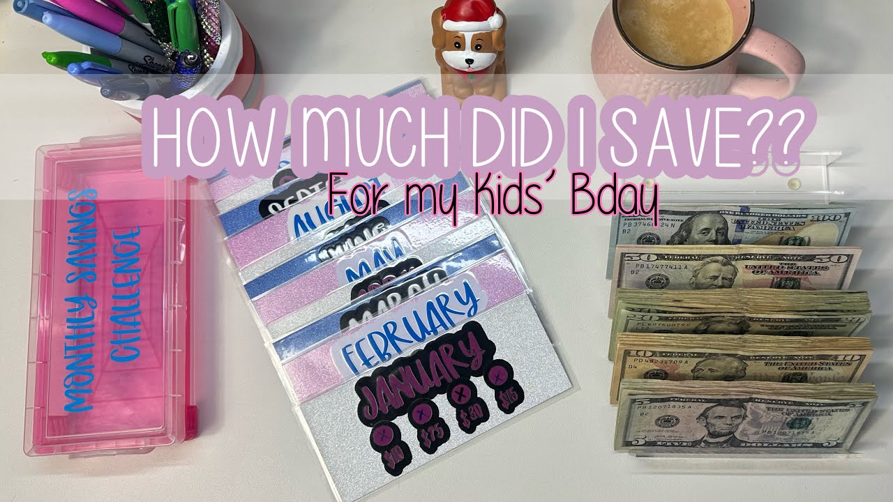 🎅🏼 HOW MUCH DID I SAVE FOR 2024 MONTHLY SAVINGS BOX || MOM BUDGETS || 🤭