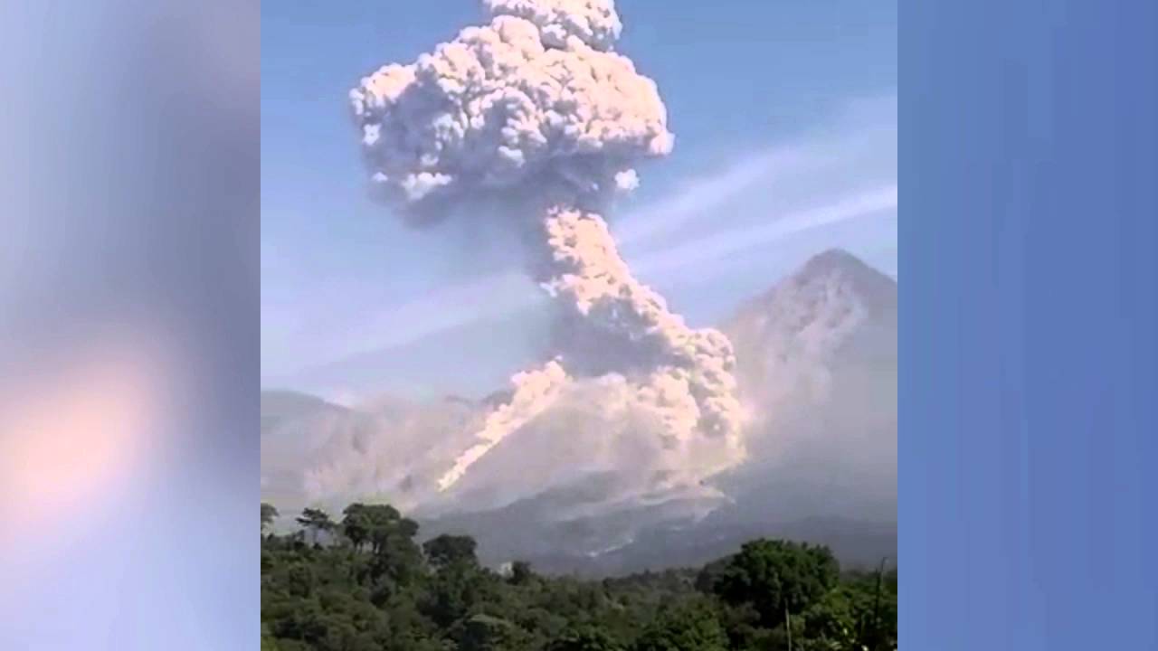 Volcán Santiaguito registra intensa actividad