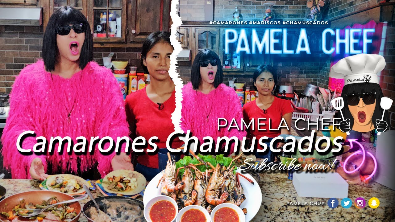 ¿Cómo te caerían unos deliciosos Camarones Chamuscados? Pamela Chef .🤤🍤🦐🍽️