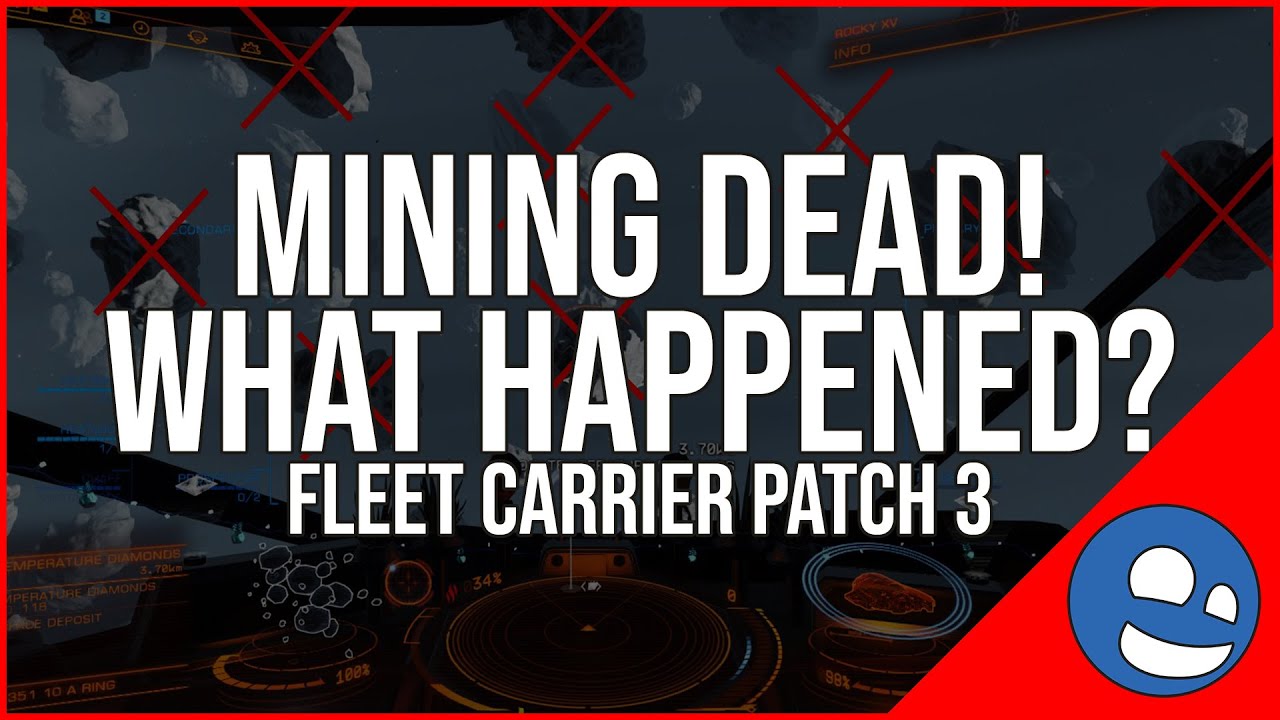 Mining is Dead - What Happened?? Fleet Carrier Patch 3 Elite: Dangerous