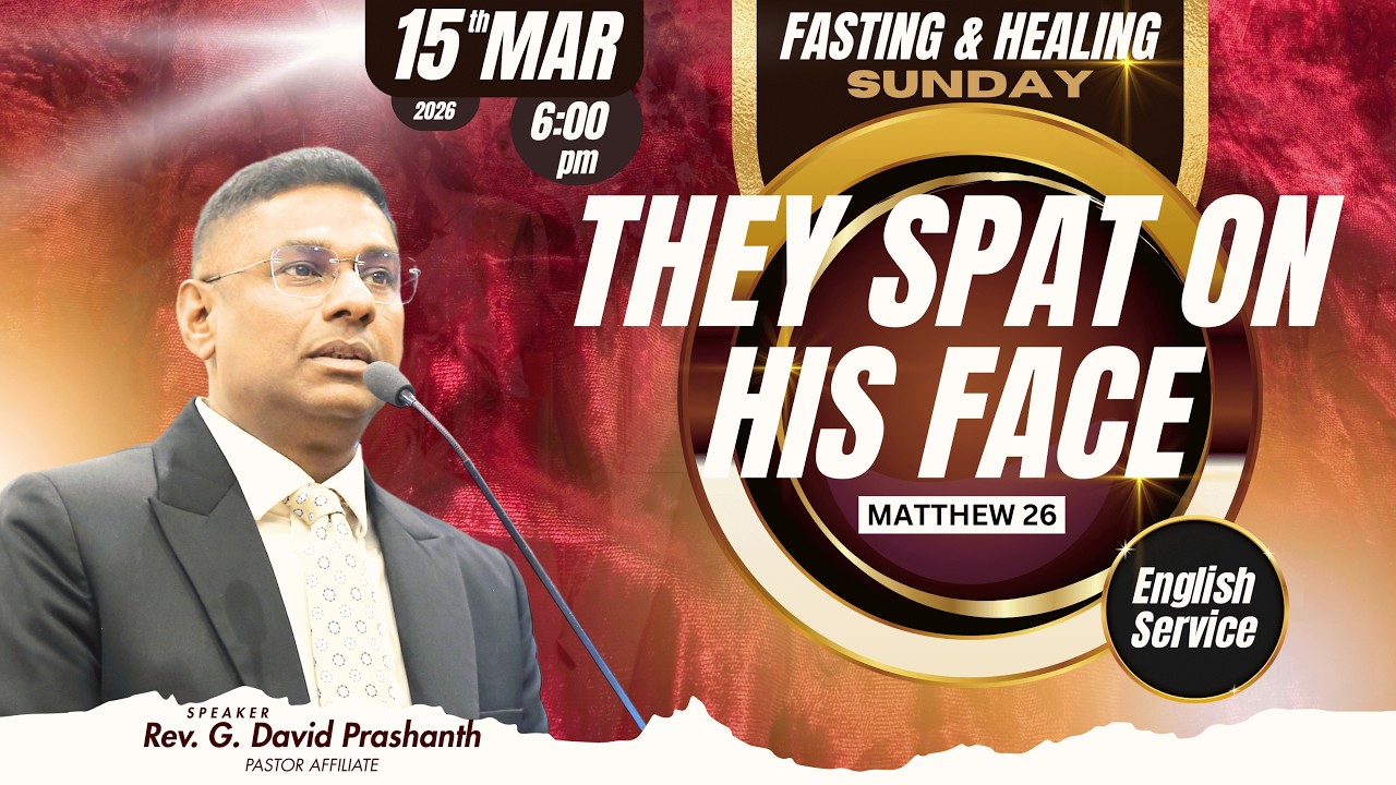 Baptist Church Hyderabad l English Service l 15 MARCH 2026 l Fasting & Healing Sunday # LIVE