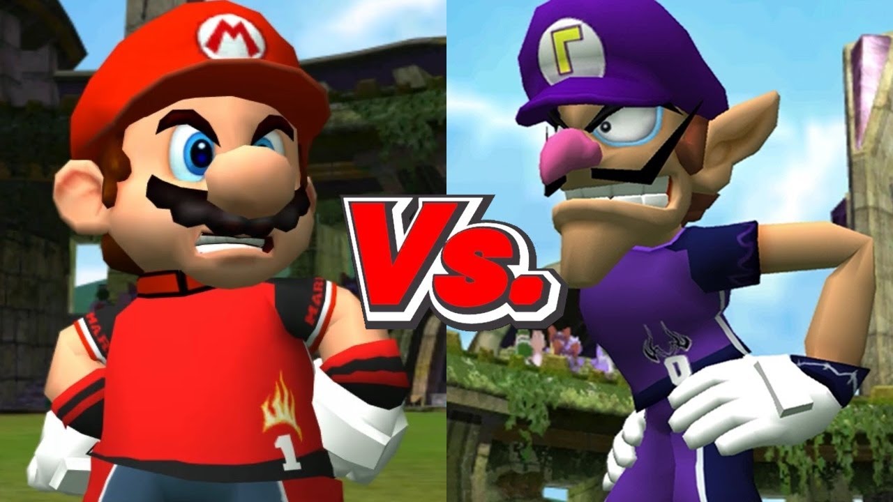 Super Mario Strikers - Mario/Hammer Bros Vs. Waluigi/Koopa Troopa