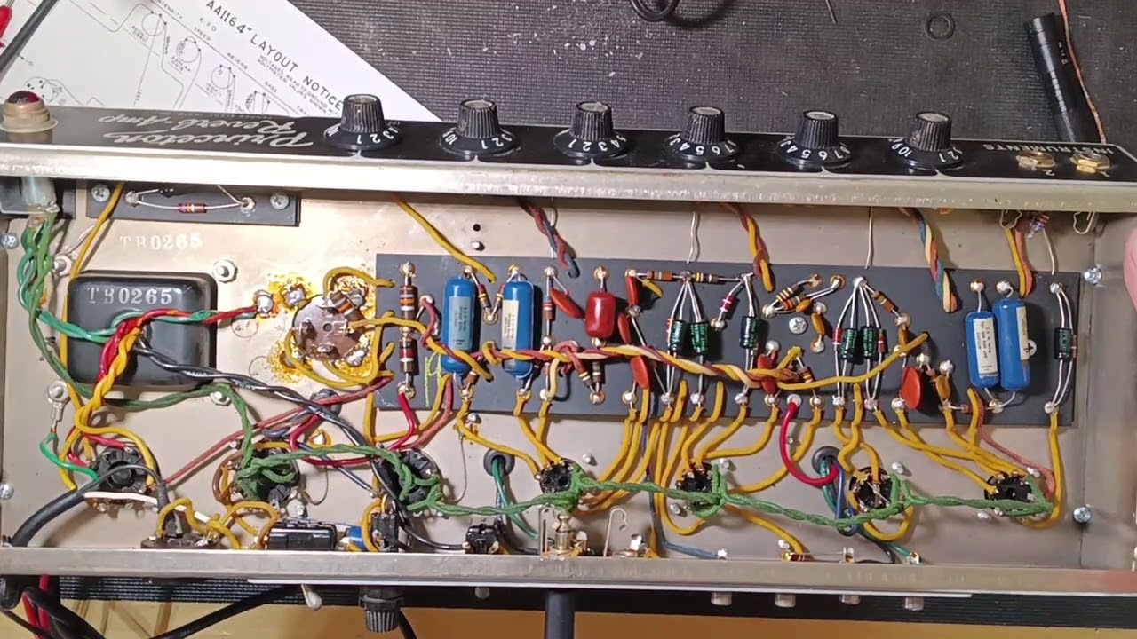 64' Princeton Reverb in for a checkup