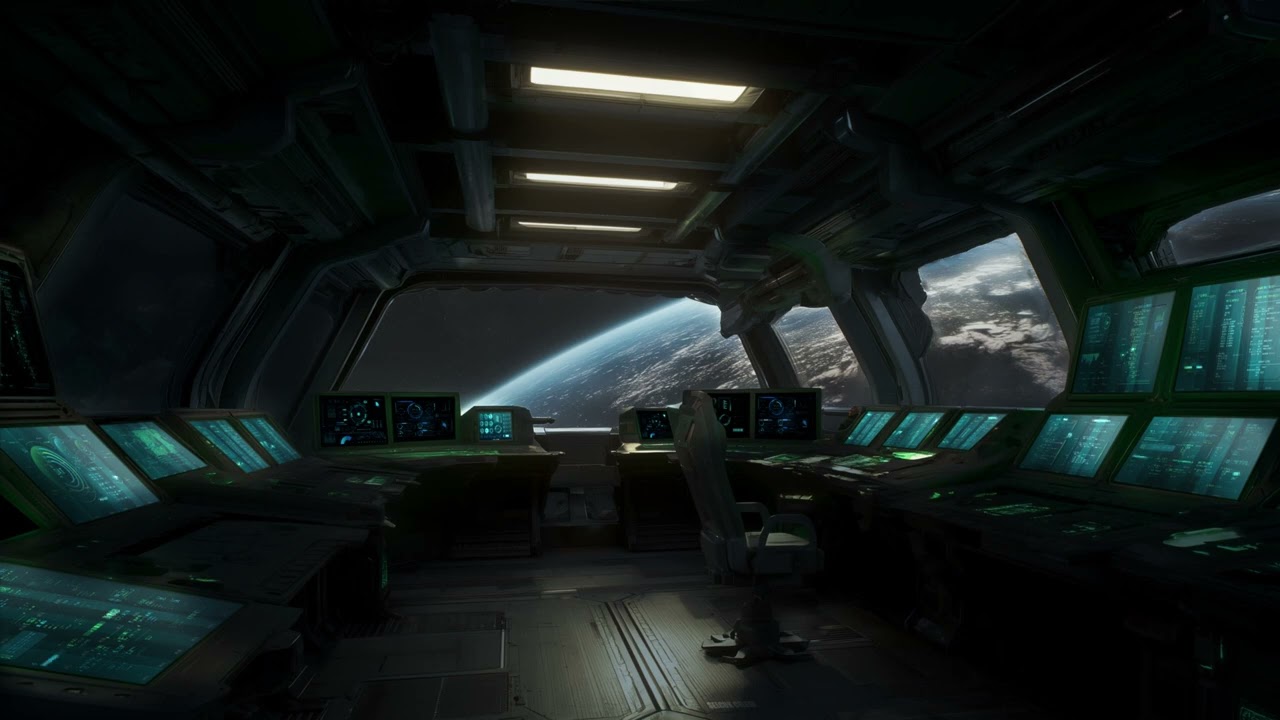 Radio Chatter from Toyohiro Jump Gate. Sci-Fi Ambiance for Sleep, Study, Relaxation