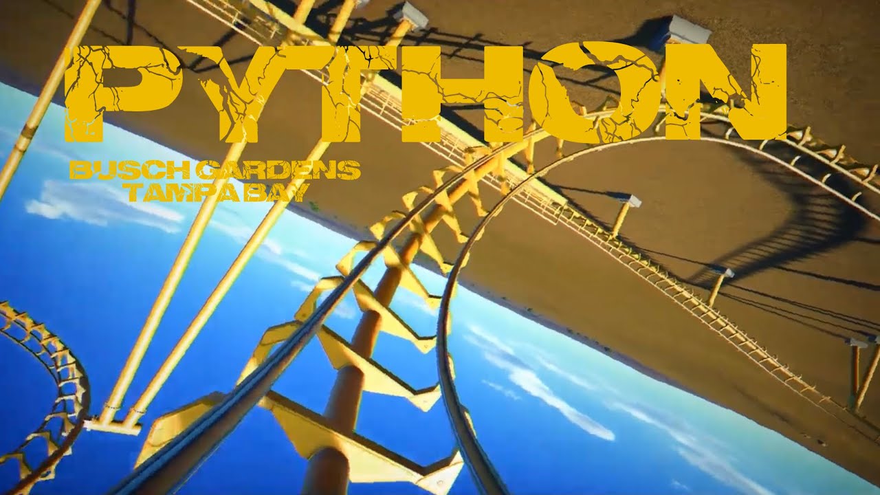 Python - Busch Gardens Tampa Bay - Planet Coaster Recreation
