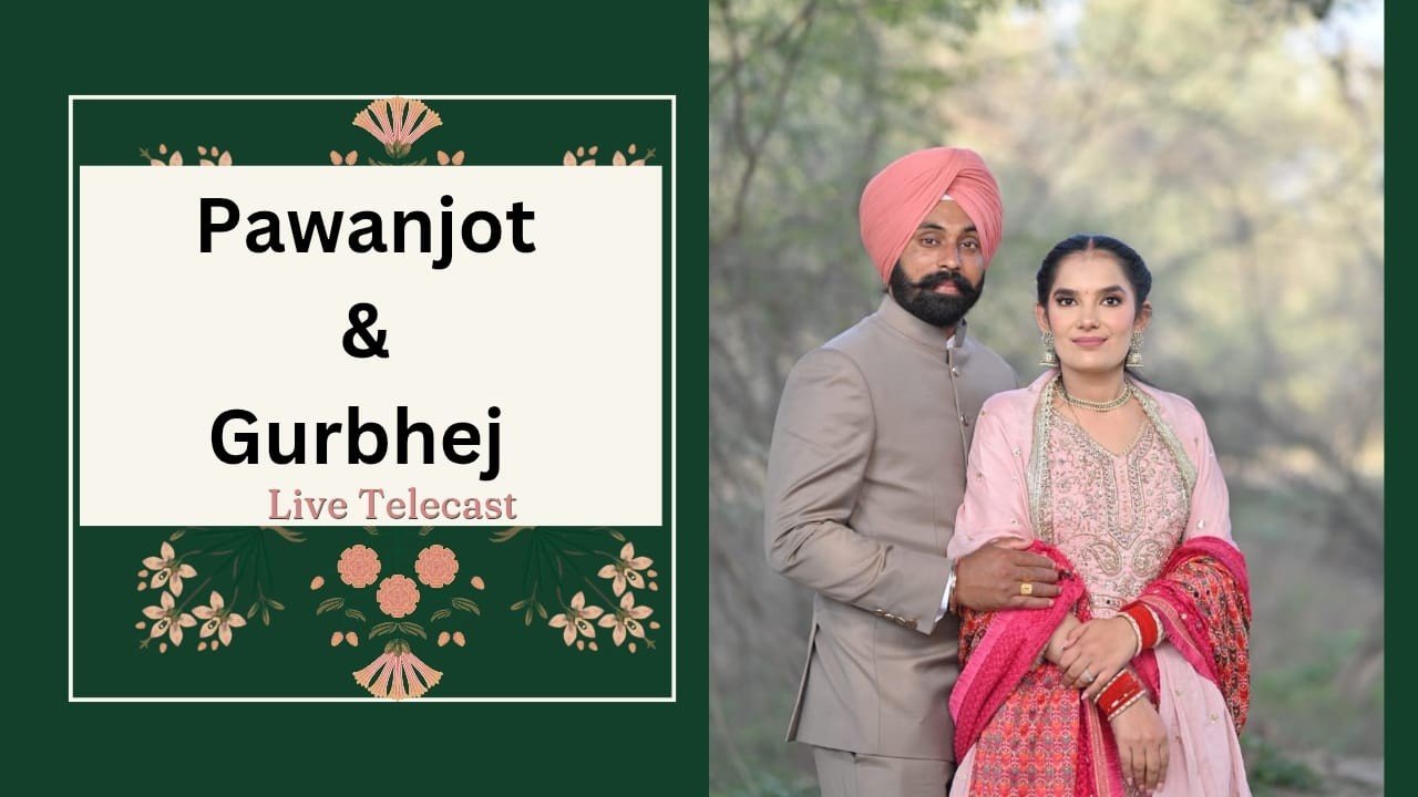Pawanjot Gurbhej || Live Wedding || Studio 7 Art Gallery Live Contact :- 9056515041