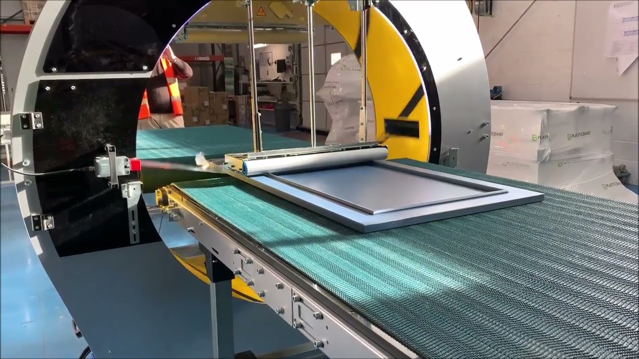 Plasticband  ATIS-125  automatic  orbital cabinet door stretch wrapping machine