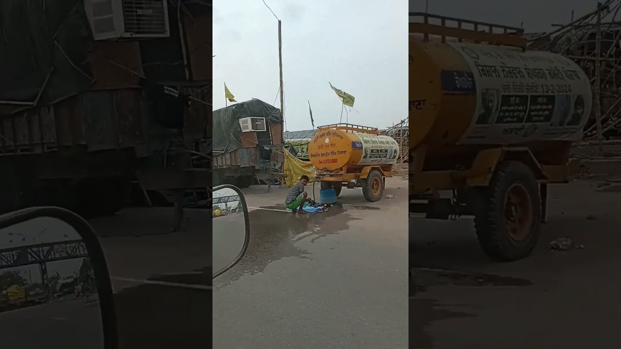 punjab border shambhu toll plaza