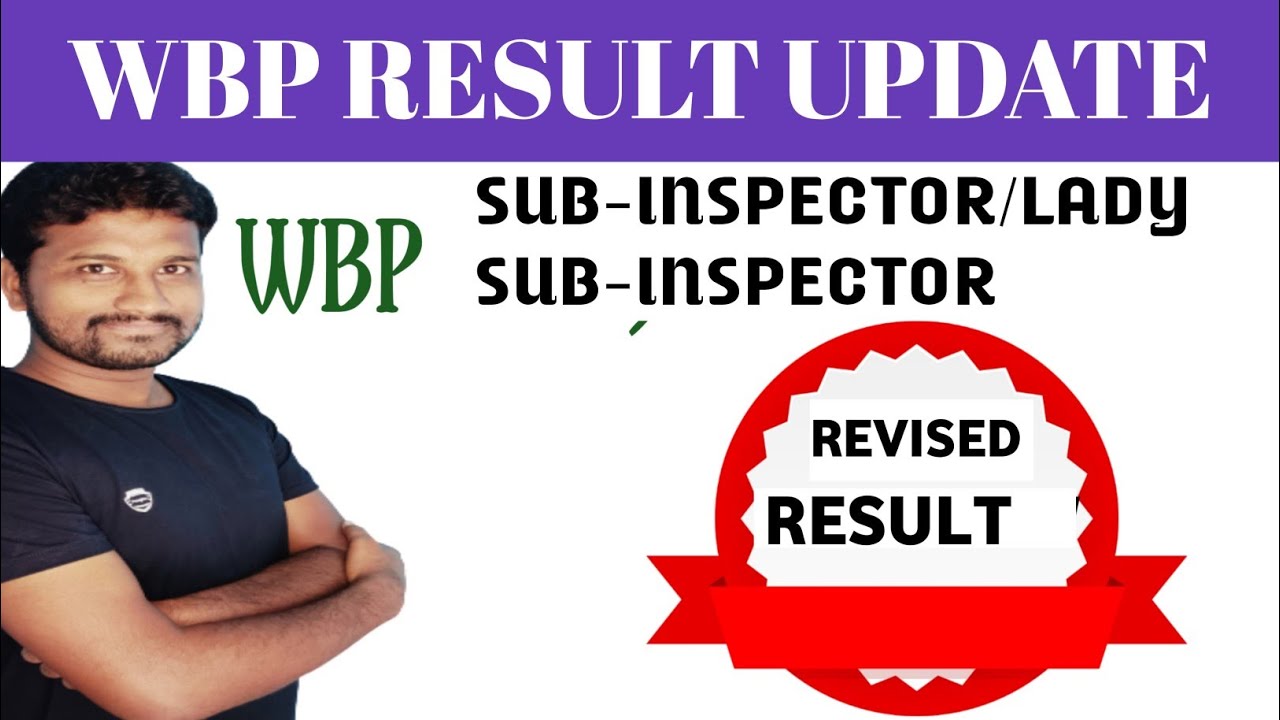 WB sub-inspector revised result out|| WBP RESULT update|| WB latest updates|| lady SI