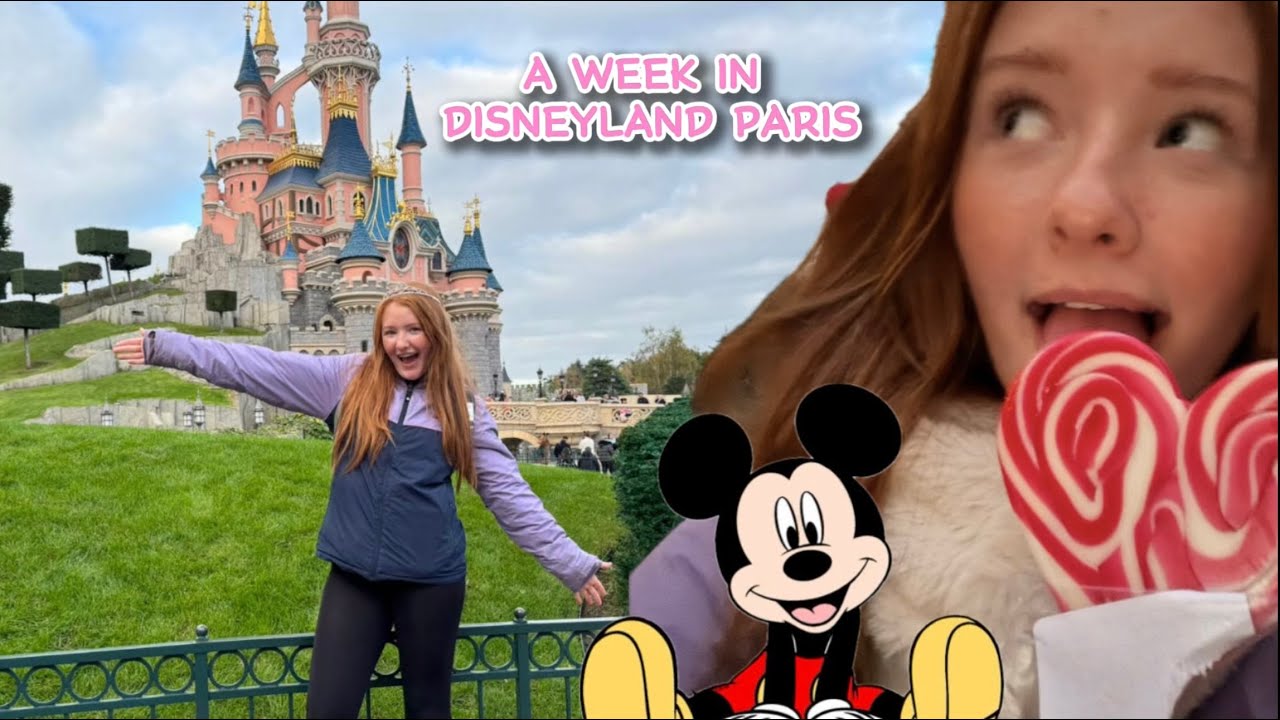 spend a week in DISNEYLAND PARIS with me!!!