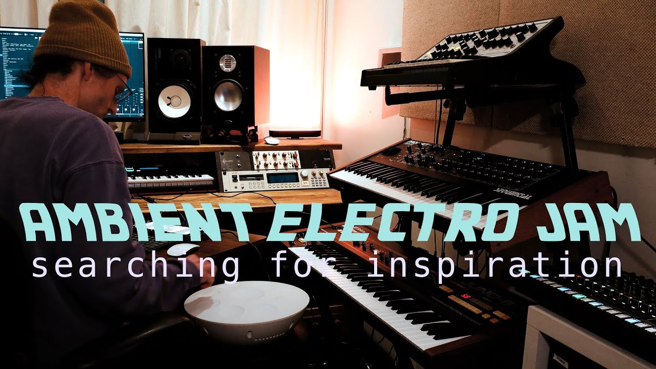 LIVE WRITING SESSION with Juno 60, Sequential Rev 2, Mood Pan, TR8-S, Moog Sub Phatty, Ableton Move.