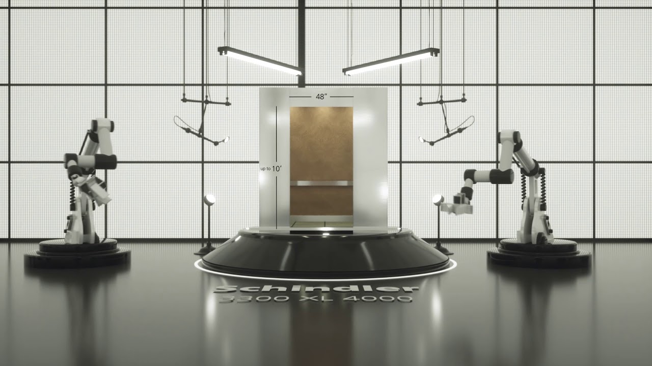 Schindler 3300 XL MRL Elevator