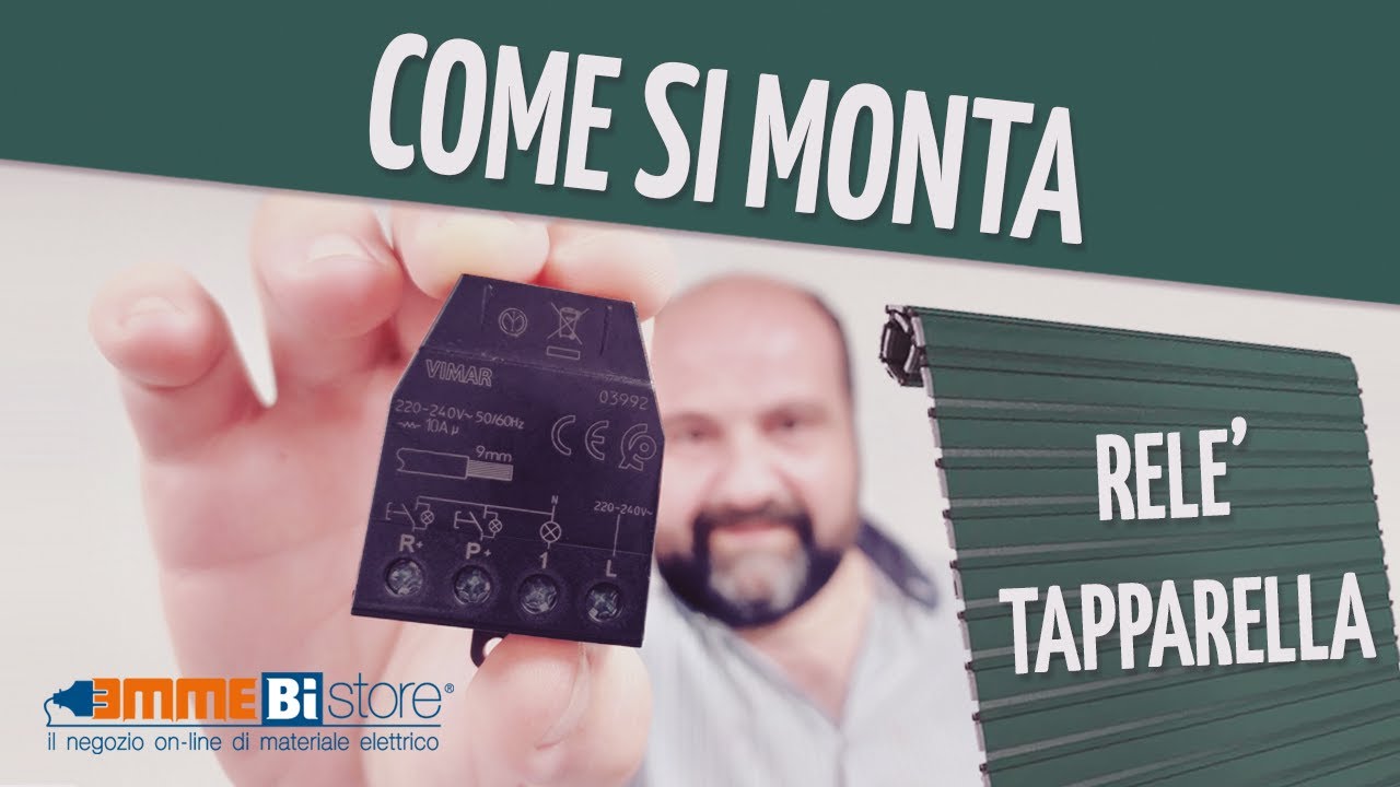 Come si monta un Relè Tapparelle Quid Vimar Pillola 126 di materiale elettrico