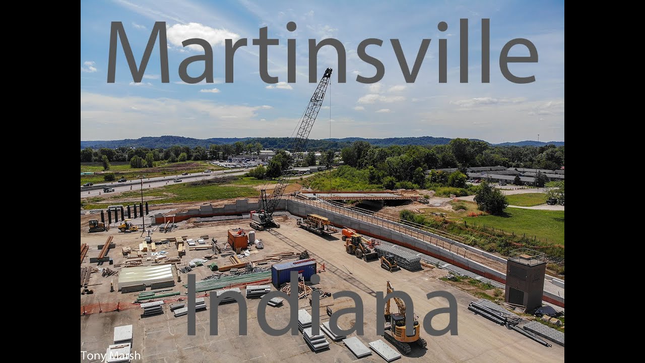 Martinsville Indiana I69 Grand Valley Overpass and Access road